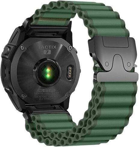 26/22/20 مللي متر Quickfit النايلون المحيط المظلة مشبك الفرقة ل Garmin Fenix ​​8 51 47 مللي متر E 7X 7Pro 6X 6Pro إندورو 3 2 سوار إكسسوارات in Kuwait