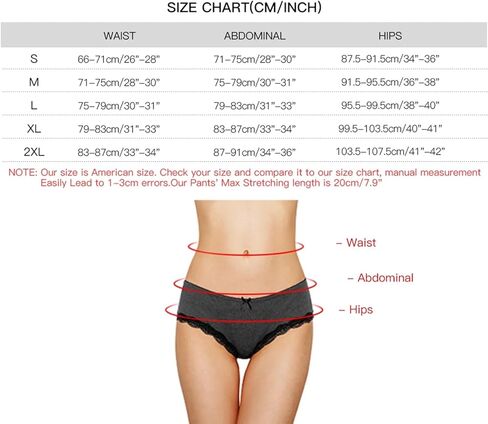 Women's 4 Pcs Cotton Underwear Soft Basic Lace Hipster in Saudi Arabia