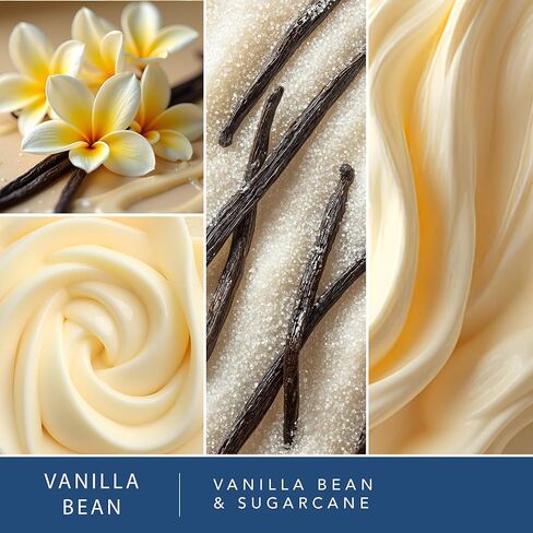 ScentSationals Vanilla Bean Fragrance Oil Plug In Air Freshener Refills 3-Pack - Works with Scentsationals Wall Plugs, Long-Lasting Home Fragrance, 0.8 fl oz Each, Packaging May Vary in Saudi Arabia
