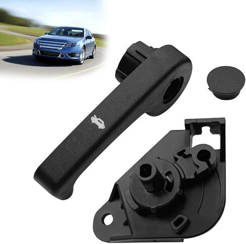 مقبض تحرير غطاء المحرك متوافق مع Fd Fusion 2013-2019 Lincoln MKZ 2013-2019 غطاء محرك السيارة بمقبض مفتوح استبدال OE # DS7Z-99042C74-A، HS7Z-16B626-A in Saudi Arabia