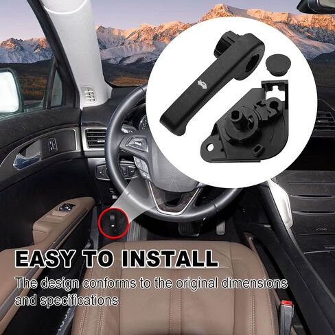 مقبض تحرير غطاء المحرك متوافق مع Fd Fusion 2013-2019 Lincoln MKZ 2013-2019 غطاء محرك السيارة بمقبض مفتوح استبدال OE # DS7Z-99042C74-A، HS7Z-16B626-A in Saudi Arabia