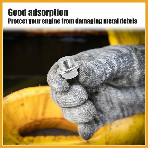 2 قطعة M22 x 1.5 الصلب زيت المحرك قابس التصريف المسمار مع حلقة الختم لاستبدال جنرال موتورز الفضة لهجة in Kuwait