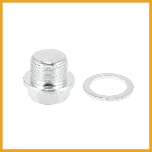 2 قطعة M22 x 1.5 الصلب زيت المحرك قابس التصريف المسمار مع حلقة الختم لاستبدال جنرال موتورز الفضة لهجة in Kuwait