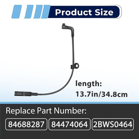 2 قطعة مستشعر ارتداء وسادة الفرامل القرصية الخلفية، استبدال 84688287 84474064، مناسب لسيارة شيفروليه سيلفرادو 1500، كاديلاك إسكاليد، سوبربان، تاهو، جي إم سي سييرا 1500، يوكون in Kuwait