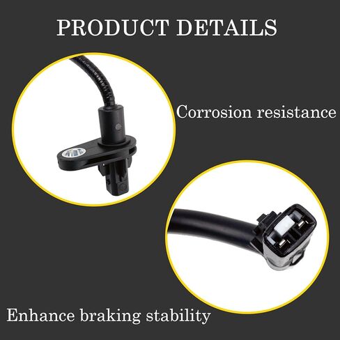 Ensun 59810-3X320 ABS Wheel Speed Sensor Front Left Driver Side Compatible with Select Hyundai Models 2012-2016 Elantra, 2013-2017 Elantra GT in Saudi Arabia