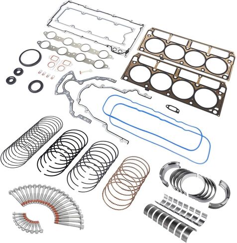 GELUOXI محرك إعادة بناء مجموعة إعادة حلقة طوقا استبدال الترباس لشيفي GMC Gen III LS1 LS6 LQ4 LQ9 4.8L 5.3L 5.7L 6.0L 12558178 12617944 12612350 in Saudi Arabia