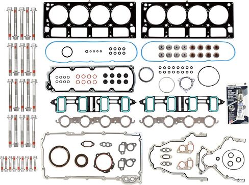 MA-4216923973 Full Gasket Set Head Bolts Compatible With/For 07-11 GMC Chevrolet 6.0 Cadillac 6.2 OHV in Saudi Arabia