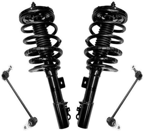 طقم تعليق أمامي يسار السائق الجانب الأيمن للركاب دعامات كاملة Sway Bar مع لينكولن لكونتيننتال 4.6L 1995-2002 F5YO5K484A 35F-30-F 223-4872 133006 in Kuwait