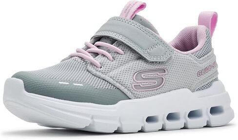 حذاء رياضي Skechers Glide-Step Flow للفتيات، وردي فاتح، 3 للأطفال الصغار in Saudi Arabia