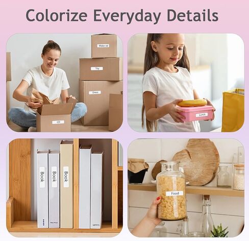 3 لفات عبوات شريط (أبيض ساطع)، متوافقة مع طابعة Phomemo D30، ورق حراري أبيض لاصق، ذاتي اللصق ومقاوم للماء، 12 مم × 40 مم (0.47 × 1.57 بوصة)، 160 ملصق/لفة in Kuwait