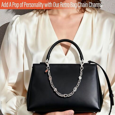 Bag Chain Charm for Handbag, Wallet Chain Charm, Retro Chain Bag Charm Chains Extender Birthday Gift for Women in Kuwait