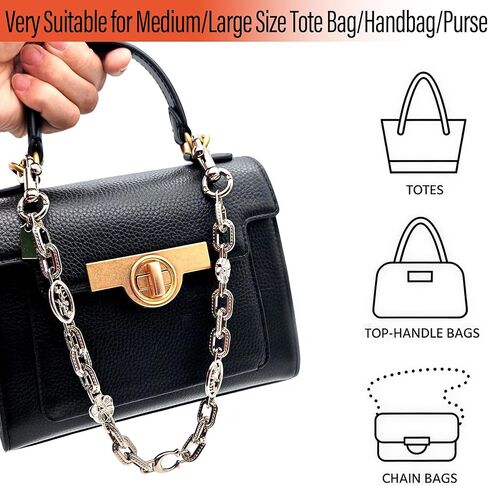 Bag Chain Charm for Handbag, Wallet Chain Charm, Retro Chain Bag Charm Chains Extender Birthday Gift for Women in Kuwait