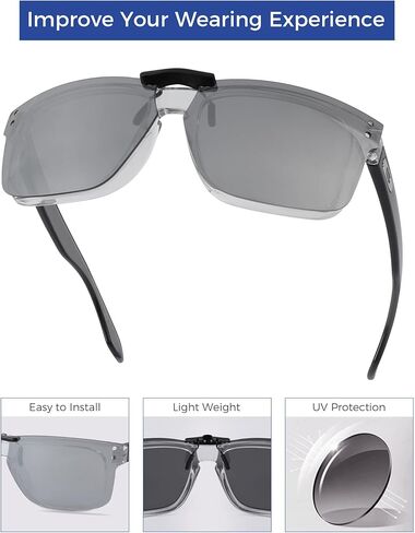 Polarized Clip-on for Oakley OX8156 54mm Eyeglasses in Saudi Arabia