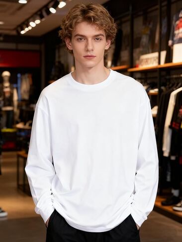 Men's Shirt with Dropped Shoulder Design Multi in Saudi Arabia