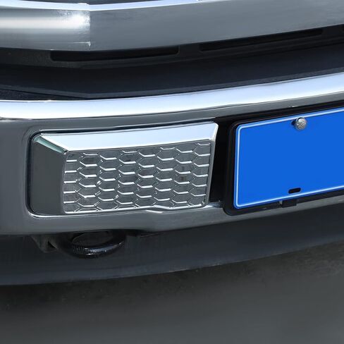 JeCar Front Bumper Trim Cover Exterior Accessories Compatible with 2015-2020 Ford F150 (Chrome) in Saudi Arabia