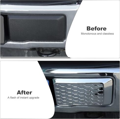 JeCar Front Bumper Trim Cover Exterior Accessories Compatible with 2015-2020 Ford F150 (Chrome) in Saudi Arabia