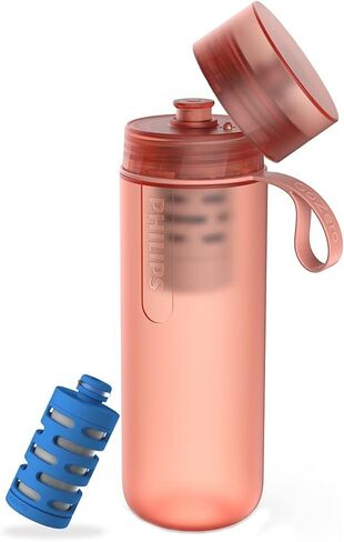 فلاتر اللياقة البدنية Water GoZero من فيليبس، خرطوشة فلتر بديلة، فلتر ألياف الكربون المنشط، لزجاجة GoZero Active، (3 قطع)، AWP287/37، 20 أونصة in Saudi Arabia