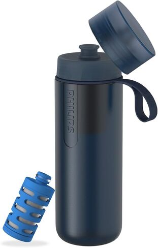 فلاتر اللياقة البدنية Water GoZero من فيليبس، خرطوشة فلتر بديلة، فلتر ألياف الكربون المنشط، لزجاجة GoZero Active، (3 قطع)، AWP287/37، 20 أونصة in Saudi Arabia
