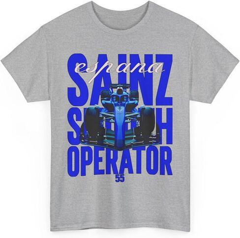 Sainz Inspired T-Shirt, Smooth Operator Tee, Spanish Racing Driver Shirt, Motorsports Apparel, Racing Merch, Unisex Tee in Saudi Arabia