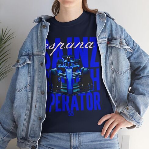 Sainz Inspired T-Shirt, Smooth Operator Tee, Spanish Racing Driver Shirt, Motorsports Apparel, Racing Merch, Unisex Tee in Saudi Arabia