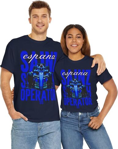 Sainz Inspired T-Shirt, Smooth Operator Tee, Spanish Racing Driver Shirt, Motorsports Apparel, Racing Merch, Unisex Tee in Saudi Arabia