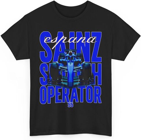 Sainz Inspired T-Shirt, Smooth Operator Tee, Spanish Racing Driver Shirt, Motorsports Apparel, Racing Merch, Unisex Tee in Saudi Arabia