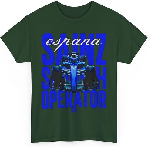 Sainz Inspired T-Shirt, Smooth Operator Tee, Spanish Racing Driver Shirt, Motorsports Apparel, Racing Merch, Unisex Tee in Saudi Arabia