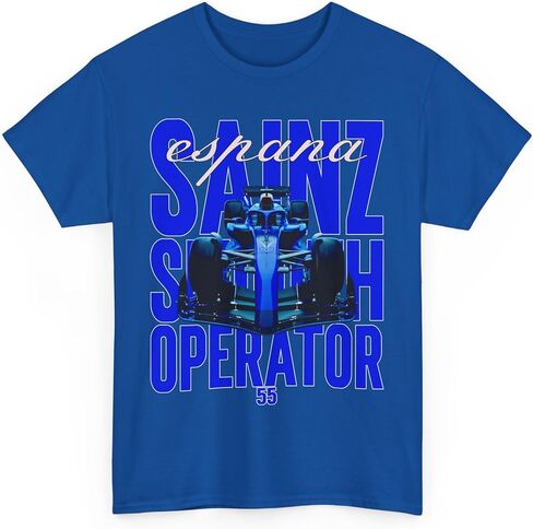 Sainz Inspired T-Shirt, Smooth Operator Tee, Spanish Racing Driver Shirt, Motorsports Apparel, Racing Merch, Unisex Tee in Saudi Arabia