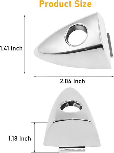 Front Door Handle End Bezel Cover w/Key Hole Compatible with Honda Accord 2013-2017,Clarity 2016-2019,1PC Front Left Driver Side Door Handle Cap Replacement for 72184T2AG21,Chromed in Saudi Arabia