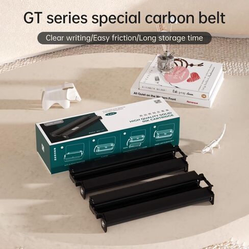 2 Rolls Thermal Transfer Ribbon for GT1 Portable A4 Thermal Transfer Printer for Home Office in Saudi Arabia
