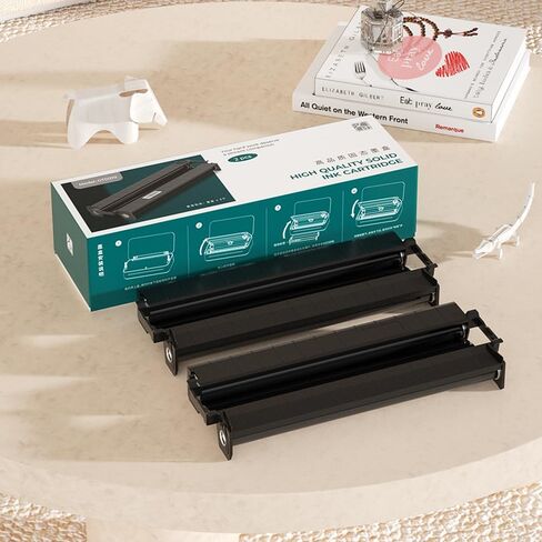 2 Rolls Thermal Transfer Ribbon for GT1 Portable A4 Thermal Transfer Printer for Home Office in Saudi Arabia