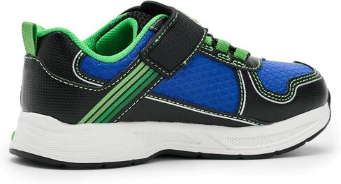 Ground Up Boy's Mario and Luigi Lighted Athletic (Little Kid) Sneaker, Red/Blue, 1 in Saudi Arabia