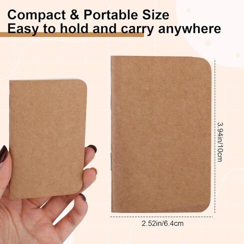 QsiuYbng 15 Pack Mini Composition Notebooks 2.5" x 4" Pocket Notebook Bulk Thick Lined Paper Pocket Journal for Men Women Cardstock Cover Small Notebook for Traveler Worker(Blue) in Saudi Arabia