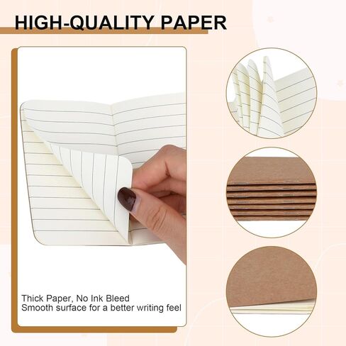 QsiuYbng 15 Pack Mini Composition Notebooks 2.5" x 4" Pocket Notebook Bulk Thick Lined Paper Pocket Journal for Men Women Cardstock Cover Small Notebook for Traveler Worker(Blue) in Saudi Arabia