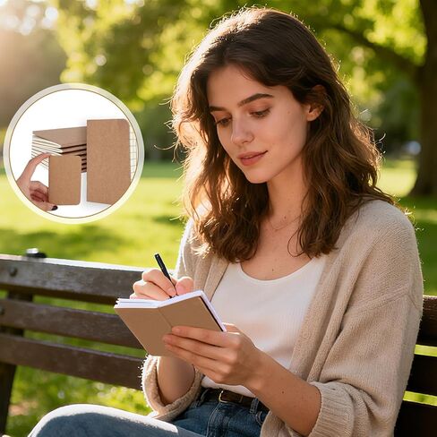 QsiuYbng 15 Pack Mini Composition Notebooks 2.5" x 4" Pocket Notebook Bulk Thick Lined Paper Pocket Journal for Men Women Cardstock Cover Small Notebook for Traveler Worker(Blue) in Saudi Arabia