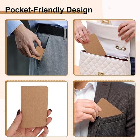 QsiuYbng 15 Pack Mini Composition Notebooks 2.5" x 4" Pocket Notebook Bulk Thick Lined Paper Pocket Journal for Men Women Cardstock Cover Small Notebook for Traveler Worker(Blue) in Saudi Arabia