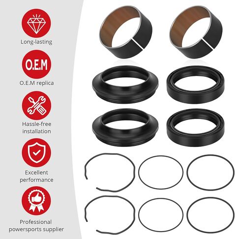 JAVIK Front Fork Damper Oil Bush Dust Seal Kit For Suzuki GSX-R1000 2009-2024 O.E.M# 51173-27G00 51152-47H10 in Saudi Arabia