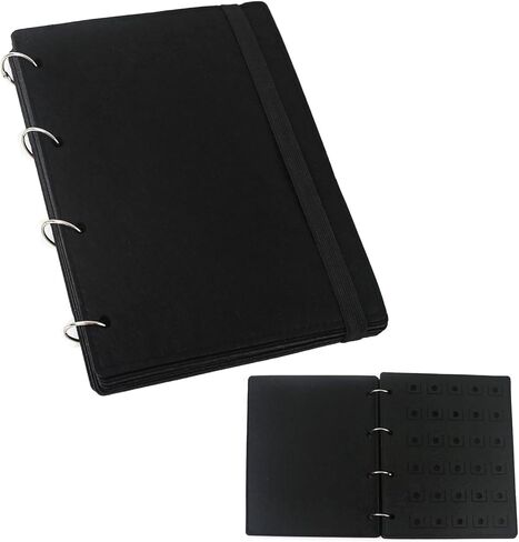 Shoe Charms Organizer for Croc Charms Display Holder with 180 Holes Storage Bag Binder Collection Book in Saudi Arabia