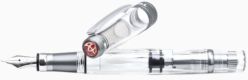 قلم حبر TWSBI Diamond 580ALR من النيكل الرمادي بسن B in Kuwait