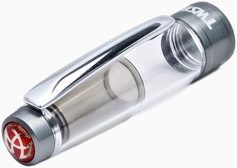 قلم حبر TWSBI Diamond 580ALR من النيكل الرمادي بسن B in Kuwait