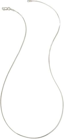 Kendra Scott Diamond Cut Snake Chain Necklace, Sterling Silver in Saudi Arabia