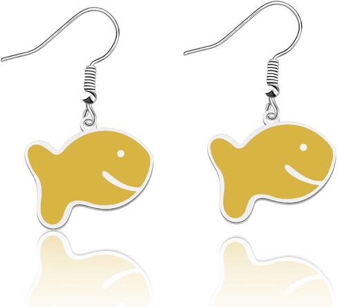 WUSUANED Funny Goldfish Necklace Fish Jewelry Goldfish Lover Gift Aquarium Lover Gift Fish Fan Gift in Saudi Arabia