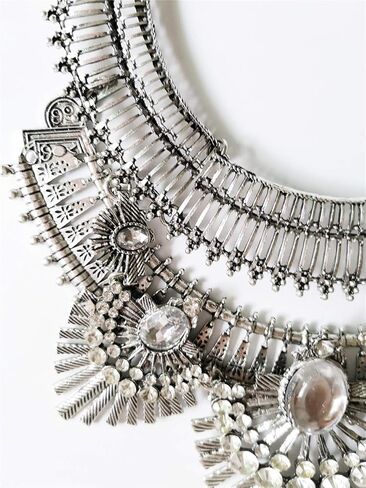 Retro Bohemian Ethnic Gypsy Tribal Boho Statement Necklace for Women in Kuwait