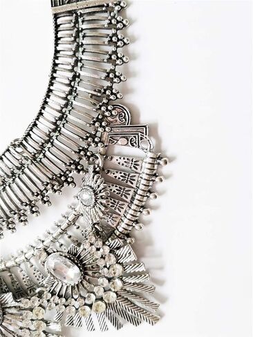 Retro Bohemian Ethnic Gypsy Tribal Boho Statement Necklace for Women in Kuwait