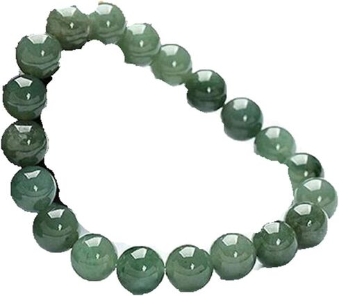 Chinese Natural Hetian Nephrite Jade Bangle Bead Bracelet in Saudi Arabia