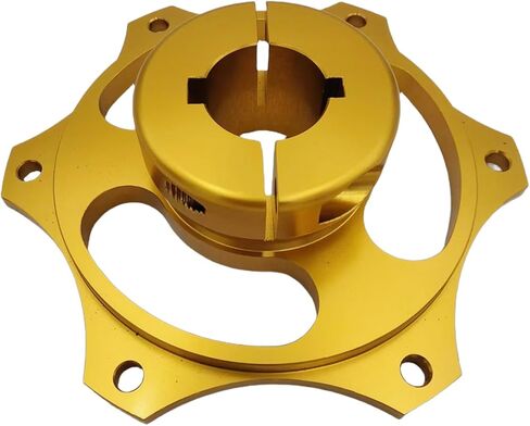 Go Kart Sprocket Carrier Racing Parts 30mm 40mm 50mm, Anodized Aluminum Kart Sprocket hub (Gold, 50mm) in Saudi Arabia