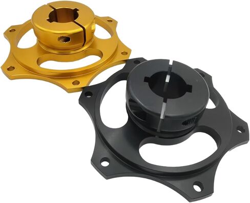 Go Kart Sprocket Carrier Racing Parts 30mm 40mm 50mm, Anodized Aluminum Kart Sprocket hub (Gold, 50mm) in Saudi Arabia