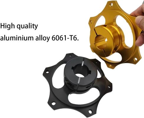 Go Kart Sprocket Carrier Racing Parts 30mm 40mm 50mm, Anodized Aluminum Kart Sprocket hub (Gold, 50mm) in Saudi Arabia