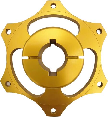 Go Kart Sprocket Carrier Racing Parts 30mm 40mm 50mm, Anodized Aluminum Kart Sprocket hub (Gold, 50mm) in Saudi Arabia