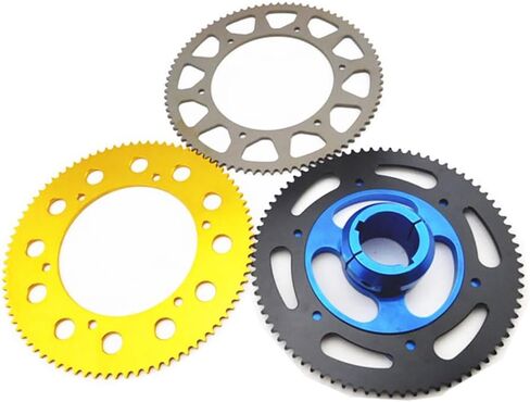 Go Kart Sprocket Carrier Racing Parts 30mm 40mm 50mm, Anodized Aluminum Kart Sprocket hub (Gold, 50mm) in Saudi Arabia